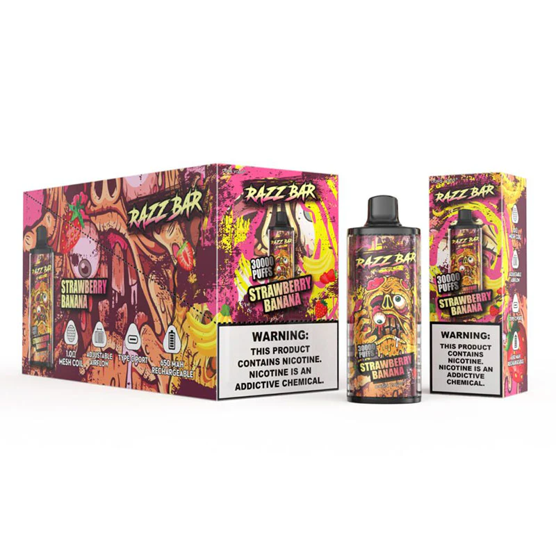 Razz Bar 30000 Puffs Disposable Vape - Image 4