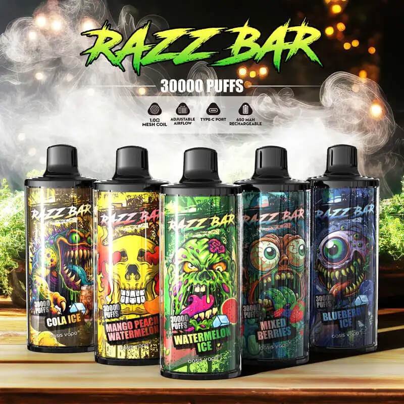 Razz Bar 30000 Puffs Disposable Vape - Image 7